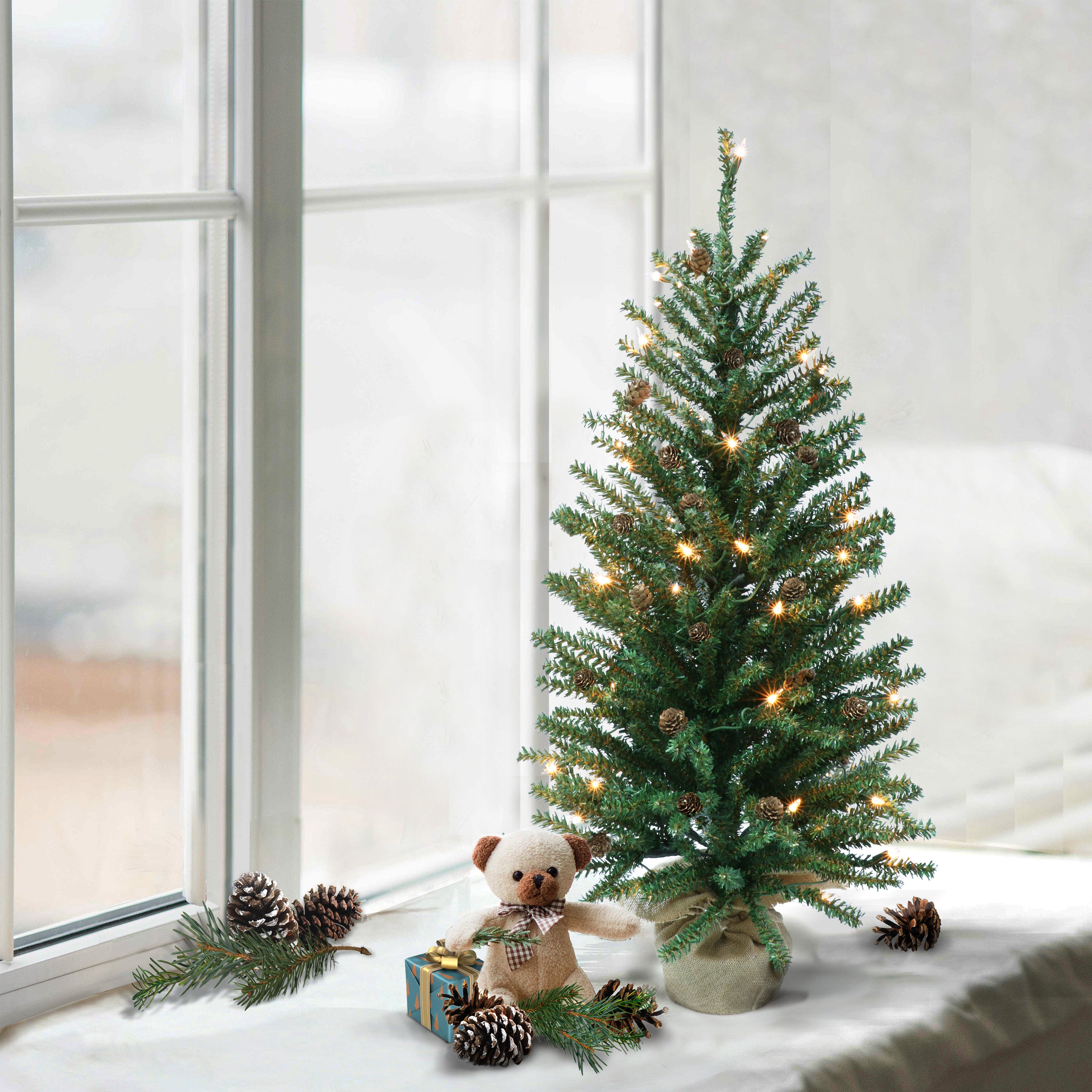 3ft Pre-Lit Christmas Tree
